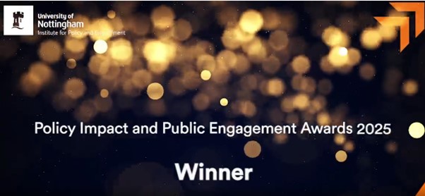 Policy impact and public engagement awards 2025